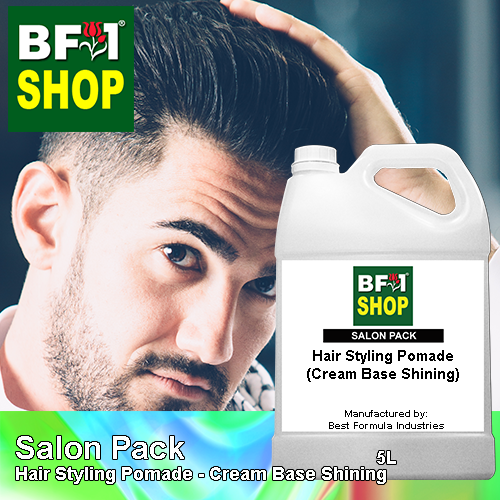 Salon Pack - Hair Styling Pomade - Cream Base Shining - 5L