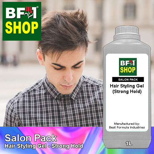 Salon Pack - Hair Styling Gel - Strong Hold - 1L