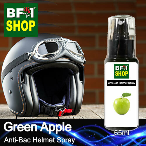 Helmet Sanitizer And Deodorizer Spray - Apple - Green Apple - 65ml