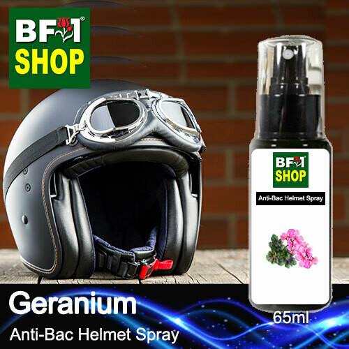 Helmet Sanitizer And Deodorizer Spray - Geranium - 65ml