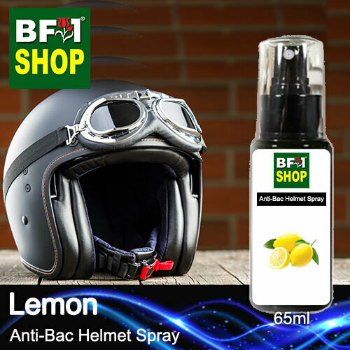 Helmet Sanitizer And Deodorizer Spray - Lemon - 65ml
