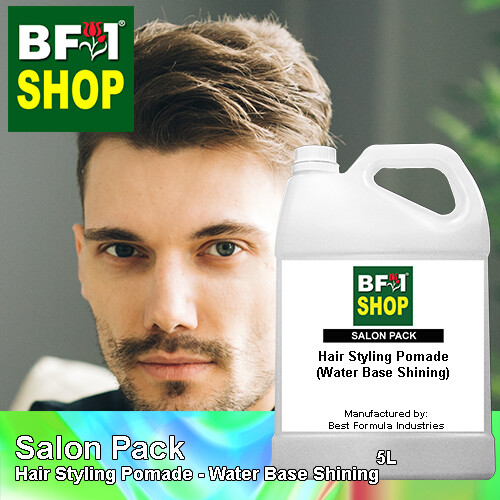 Salon Pack - Hair Styling Pomade - Water Base Shining - 5L