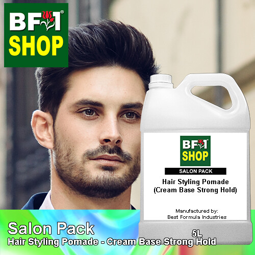 Salon Pack - Hair Styling Pomade - Cream Base Strong Hold - 5L
