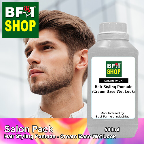Salon Pack - Hair Styling Pomade - Cream Base Wet Look - 500ml