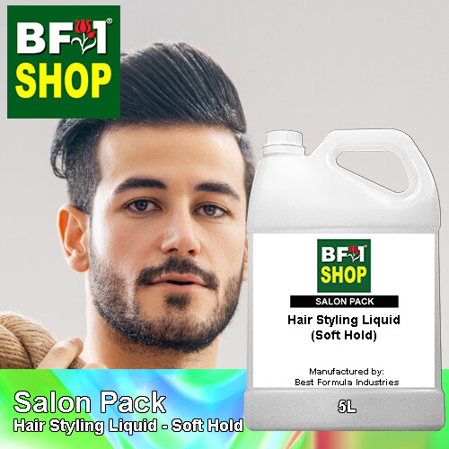 Salon Pack - Hair Styling Liquid - Soft Hold - 5L