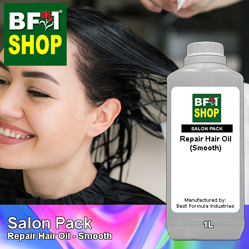 Salon Pack - Repair Hair Oil - Smooth - 1L
