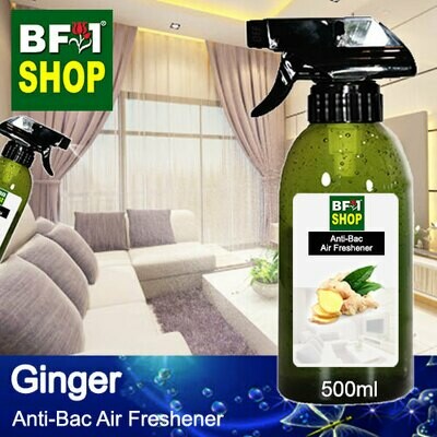 Anti-Bac Air Freshener - 75% Alcohol with Ginger - 500ml Anti-Bac Air Freshener - 75% Alcohol with Ginger - 500ml