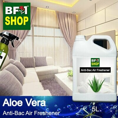 Anti-Bac Air Freshener - 75% Alcohol with Aloe Vera - 5L Anti-Bac Air Freshener - 75% Alcohol with Aloe Vera - 5L