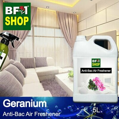 Anti-Bac Air Freshener - 75% Alcohol with Geranium - 5L Anti-Bac Air Freshener - 75% Alcohol with Geranium - 5L