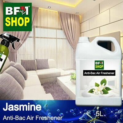 Anti-Bac Air Freshener - 75% Alcohol with Jasmine - 5L Anti-Bac Air Freshener - 75% Alcohol with Jasmine - 5L