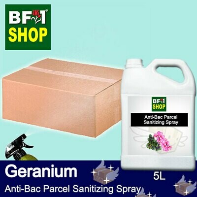 Anti-Bac Parcel Sanitizing Spray (ABPS) - Geranium - 5L Anti-Bac Parcel Sanitizing Spray (ABPS) - Geranium - 5L