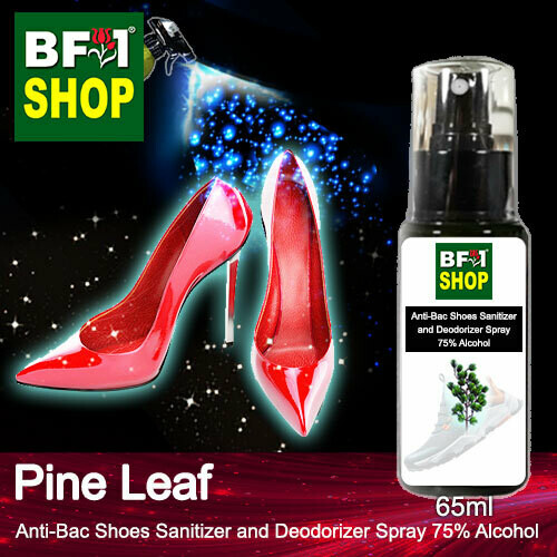 Anti-Bac Shoes Sanitizer and Deodorizer Spray (ABSSD) - 75% Alcohol with Pine Leaf - 65ml