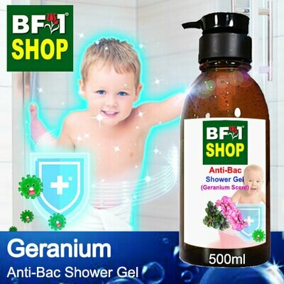 Anti-Bac Shower Gel (ABSG) - Geranium - 500ml Anti-Bac Shower Gel (ABSG) - Geranium - 500ml