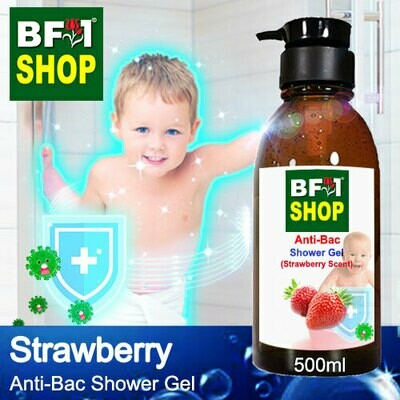 Anti-Bac Shower Gel (ABSG) - Strawberry - 500ml Anti-Bac Shower Gel (ABSG) - Strawberry - 500ml