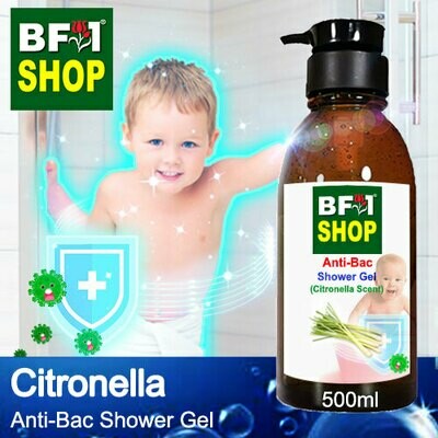 Anti-Bac Shower Gel (ABSG) - Citronella - 500ml Anti-Bac Shower Gel (ABSG) - Citronella - 500ml