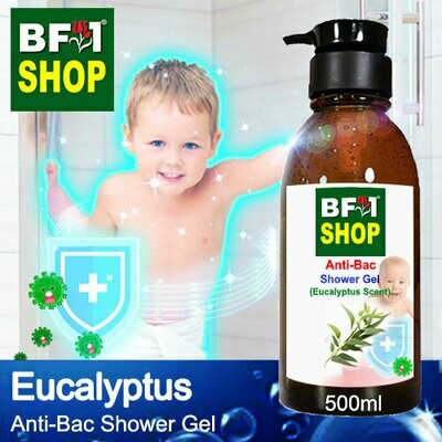 Anti-Bac Shower Gel (ABSG) - Eucalyptus - 500ml Anti-Bac Shower Gel (ABSG) - Eucalyptus - 500ml