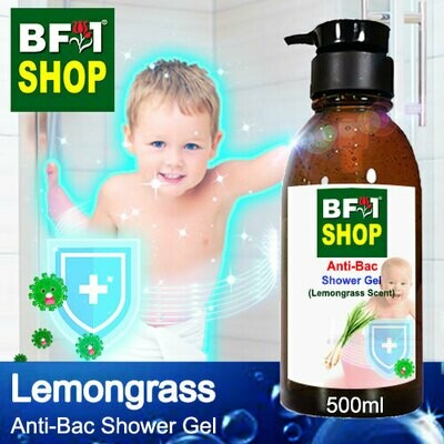 Anti-Bac Shower Gel (ABSG) - Lemongrass - 500ml Anti-Bac Shower Gel (ABSG) - Lemongrass - 500ml