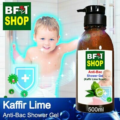 Anti-Bac Shower Gel (ABSG) - lime - Kaffir Lime - 500ml Anti-Bac Shower Gel (ABSG) - lime - Kaffir Lime - 500ml