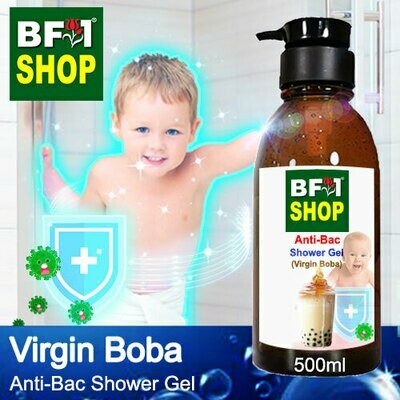 Anti-Bac Shower Gel (ABSG) - Virgin Boba - 500ml Anti-Bac Shower Gel (ABSG) - Virgin Boba - 500ml
