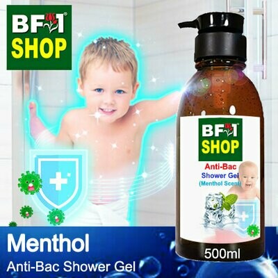 Anti-Bac Shower Gel (ABSG) - Menthol - 500ml Anti-Bac Shower Gel (ABSG) - Menthol - 500ml