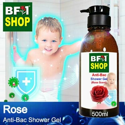 Anti-Bac Shower Gel (ABSG) - Rose - 500ml Anti-Bac Shower Gel (ABSG) - Rose - 500ml