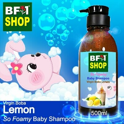 So Foamy Baby Shampoo (SFBS) - Virgin Boba Lemon - 500ml So Foamy Baby Shampoo (SFBS) - Virgin Boba Lemon - 500ml