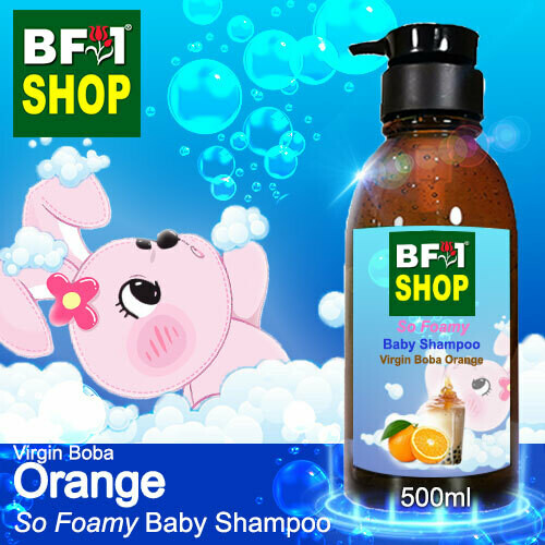 So Foamy Baby Shampoo (SFBS) - Virgin Boba Orange - 500ml
