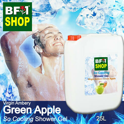 So Cooling Shower Gel (SCSG) - Virgin Ambery Apple - Green Apple - 25L