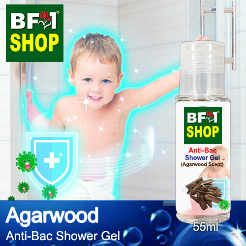 Anti-Bac Shower Gel (ABSG) - Agarwood - 55ml