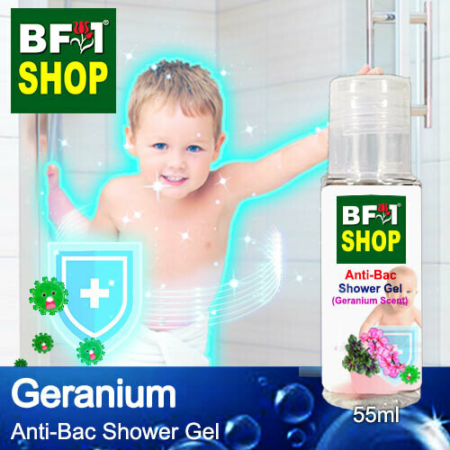 Anti-Bac Shower Gel (ABSG) - Geranium - 55ml