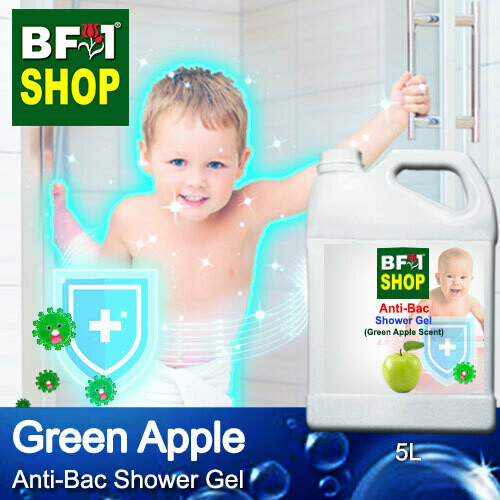 Anti-Bac Shower Gel (ABSG) - Apple - Green Apple - 5L