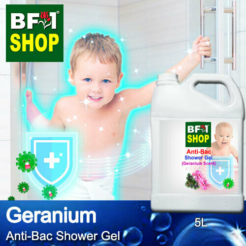 Anti-Bac Shower Gel (ABSG) - Geranium - 5L