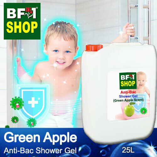 Anti-Bac Shower Gel (ABSG) - Apple - Green Apple - 25L