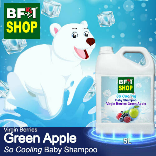 So Cooling Baby Shampoo (SCBS) - Virgin Berries Apple - Green Apple - 5L