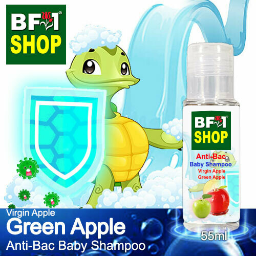 Anti-Bac Baby Shampoo (ABBS1) - Virgin Apple Apple - Green Apple - 55ml