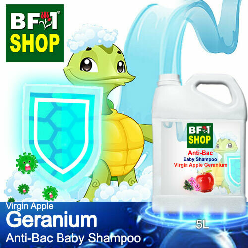 Anti-Bac Baby Shampoo (ABBS1) - Virgin Apple Geranium - 5L