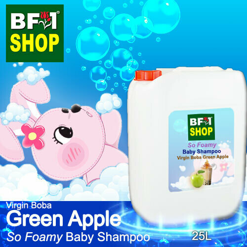 So Foamy Baby Shampoo (SFBS) - Virgin Boba Apple - Green Apple - 25L