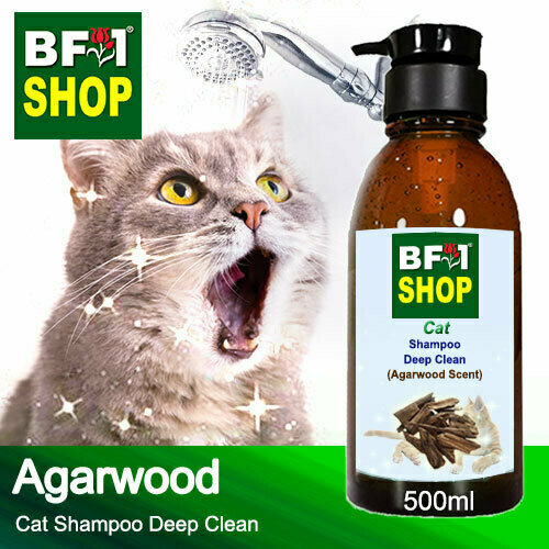 Cat Shampoo Deep Clean (CSDC-Cat) - Agarwood - 500ml ⭐⭐⭐⭐⭐