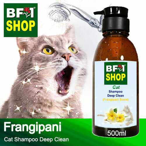 Cat Shampoo Deep Clean (CSDC-Cat) - Frangipani - 500ml ⭐⭐⭐⭐⭐