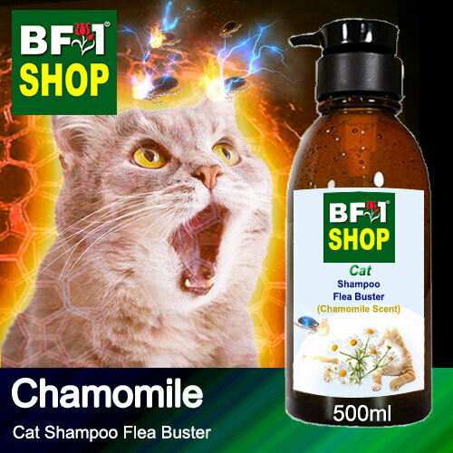 Cat Shampoo Flea Buster (CSO-Cat) - Chamomile - 500ml ⭐⭐⭐⭐⭐