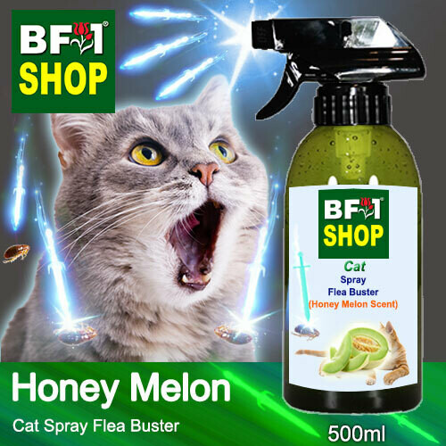 Cat Spray Flea Buster (CSY-Cat) - Honey Melon - 500ml ⭐⭐⭐⭐⭐