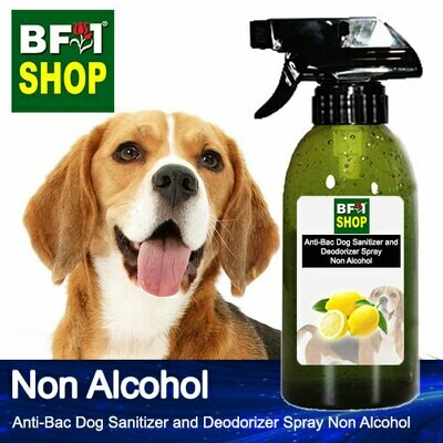 Dog Sanitizer and Deodorizer Spray Non Alcohol for Dog & Puppy