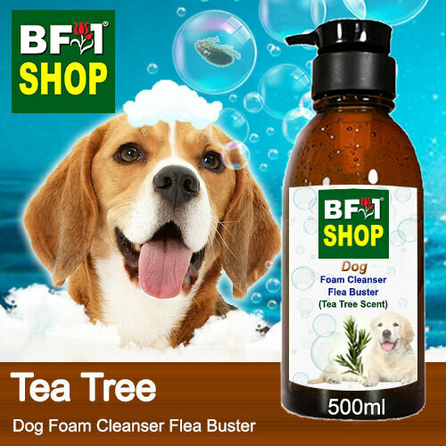 Dog Foam Cleanser Flea Buster (DFC-Dog) - Tea Tree - 500ml⭐⭐⭐⭐⭐