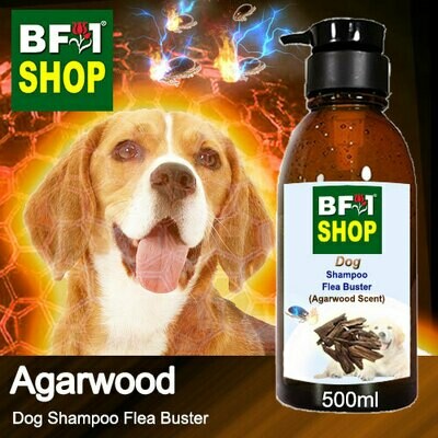 Dog Shampoo Flea Buster (DSO-Dog) - Agarwood - 500ml ⭐⭐⭐⭐⭐