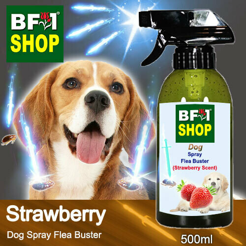 Dog Spray Flea Buster (DSY-Dog) - Strawberry - 500ml ⭐⭐⭐⭐⭐