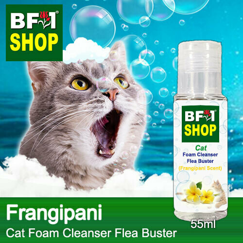 Cat Foam Cleanser Flea Buster (CFC-Cat) - Frangipani - 55ml ⭐⭐⭐⭐⭐