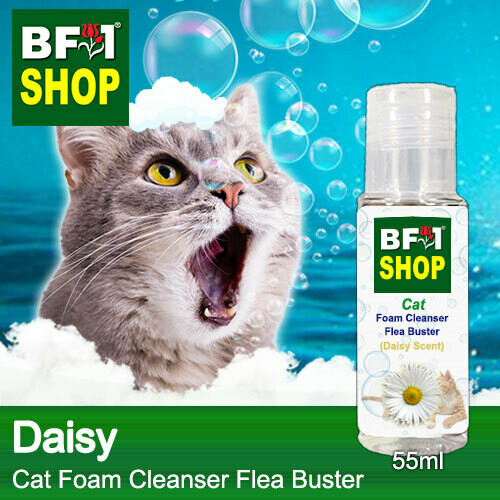 Cat Foam Cleanser Flea Buster (CFC-Cat) - Daisy - 55ml ⭐⭐⭐⭐⭐