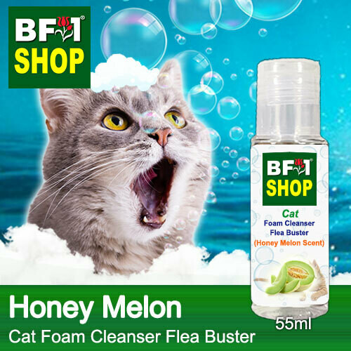 Cat Foam Cleanser Flea Buster (CFC-Cat) - Honey Melon - 55ml ⭐⭐⭐⭐⭐