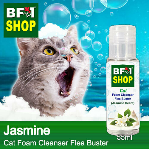 Cat Foam Cleanser Flea Buster (CFC-Cat) - Jasmine - 55ml ⭐⭐⭐⭐⭐