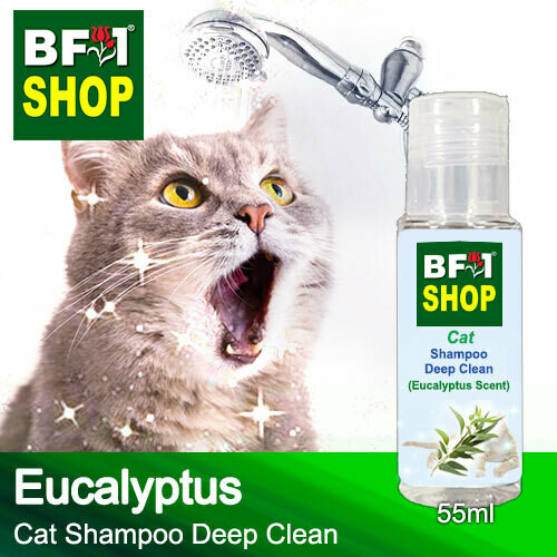 Cat Shampoo Deep Clean (CSDC-Cat) - Eucalyptus - 55ml ⭐⭐⭐⭐⭐